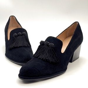 Stuart Weitzman Arky Suede Pointed Toe Pump